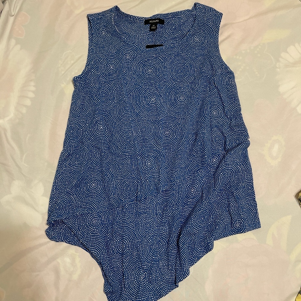 Blue Sleeveless Top